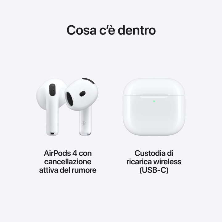 APPLE AIRPODS 4 WITH ACTIVE NOISE CANCELLATION